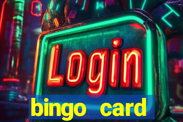 bingo card generator with pictures